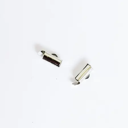 Zásuvné zapínání Stříbro  10mm